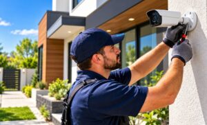 security camera installation